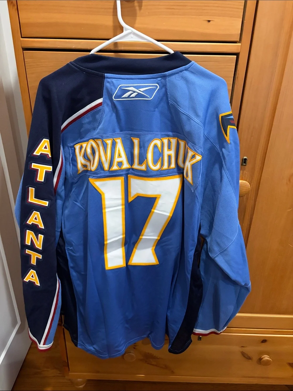 Reebok Ilya Kovalchuck Blue Atlanta Thrashers Jersey